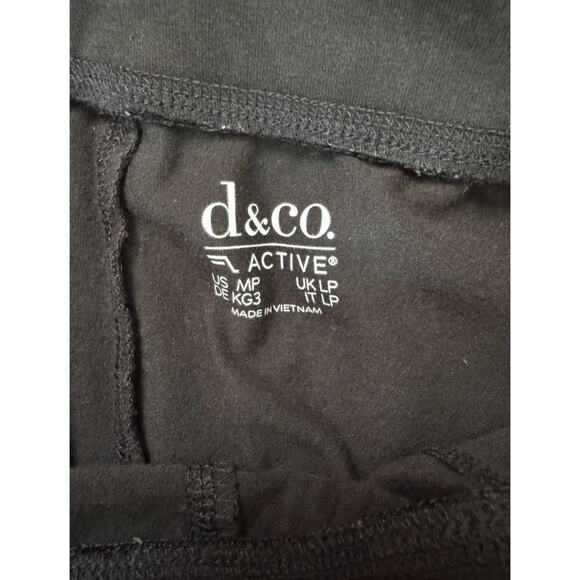 Denim & Co Active Duo Stretch Slim Leg Pants Black Medium Petite PullOn Casual - Picture 8 of 9